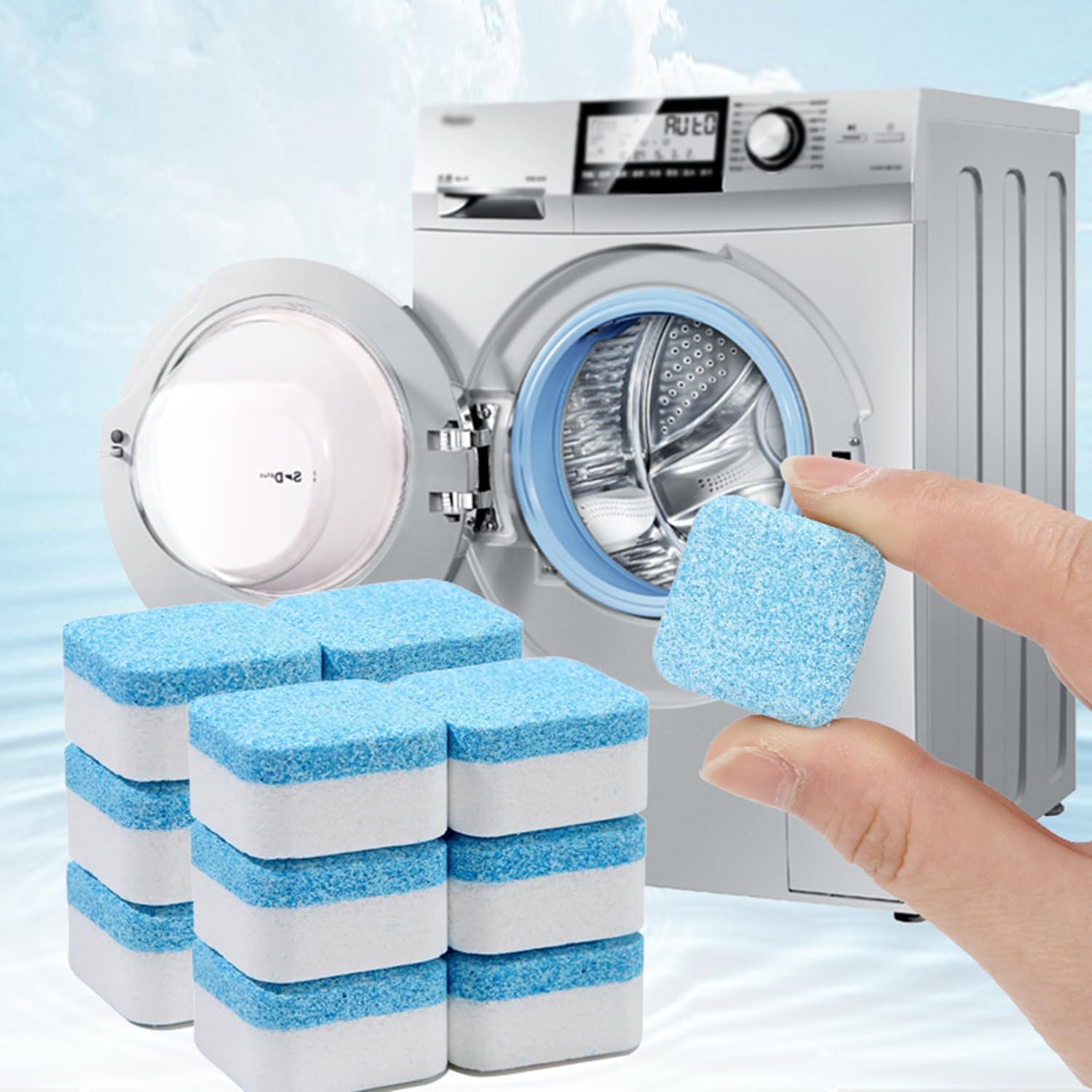 Lecherous Washing Machine Cleaner Descaler 18 Pack - Deep Cleaning Tablets For HE Front Loader & Top Load Washer, Clean Inside Drum And Laundry Tub Seal (Washing Machine Cleaner Tablets - 18 Pack) (B0CZTSNG1M) Amazon Price History, Amazon Price Tracker