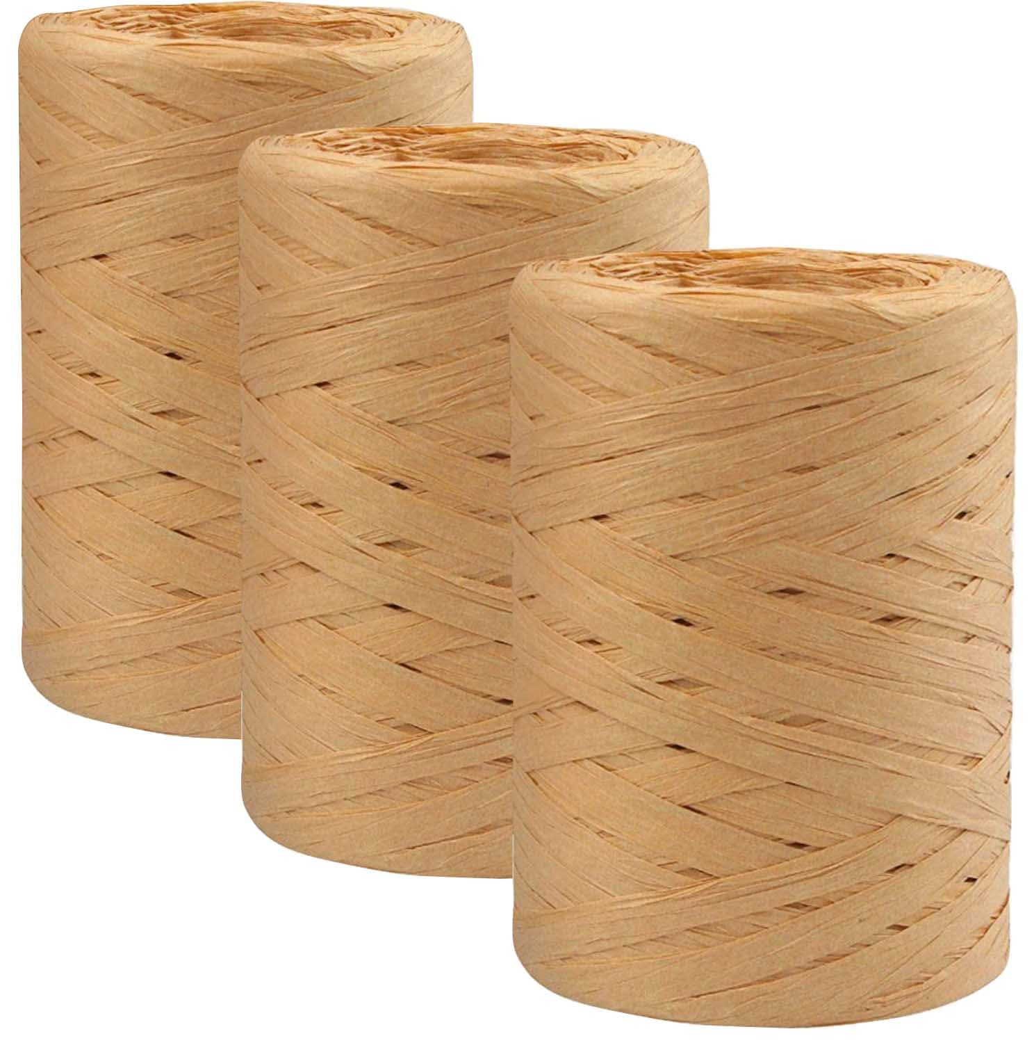 Rafia Naturale Per Uncinetto Rotolo Carta Rafia Sintetica 200