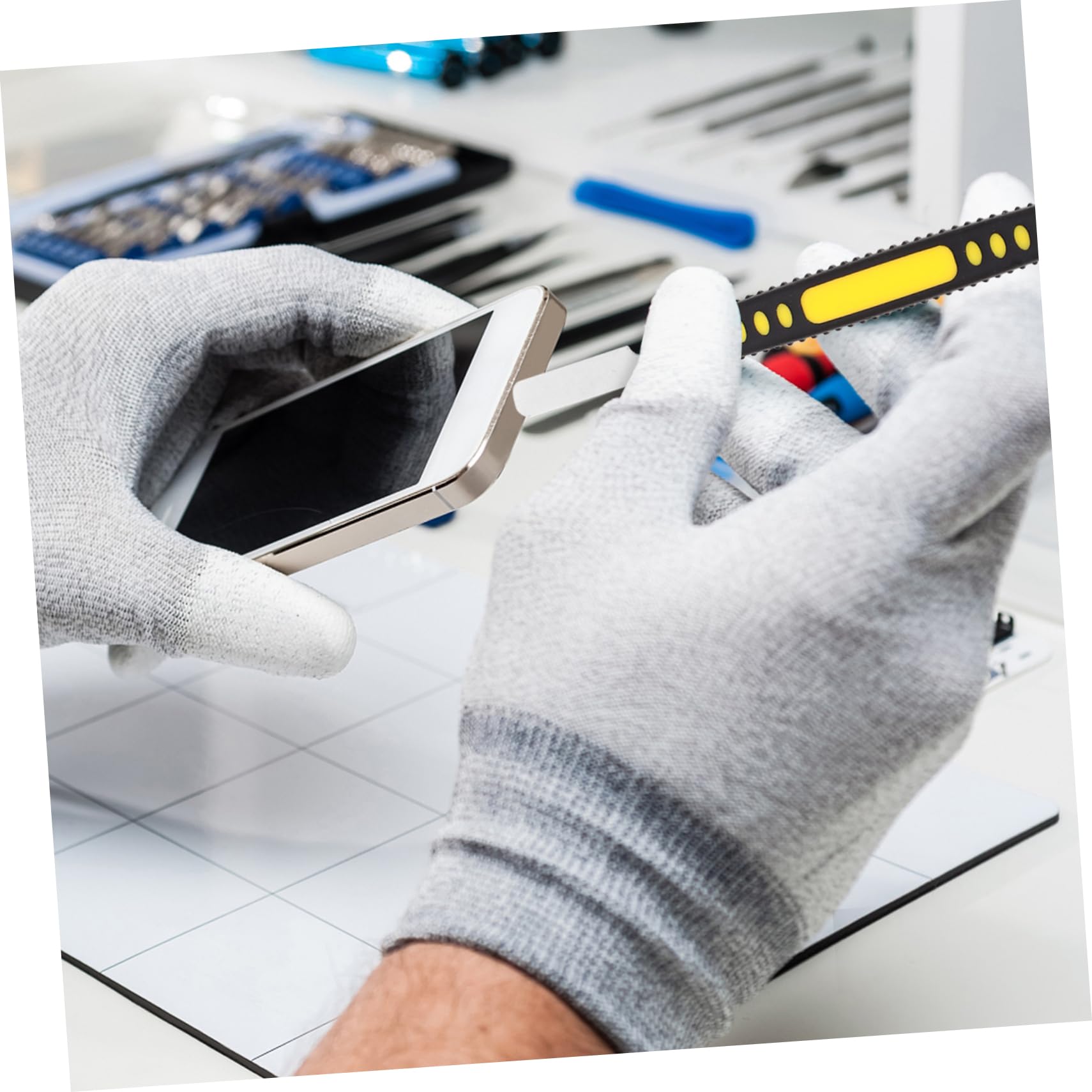 VILLCASE Stainless Steel Bar Professional Mobile Phone Repair Tool Durable Opener for Tablets Laptops and Electronics Maintenance