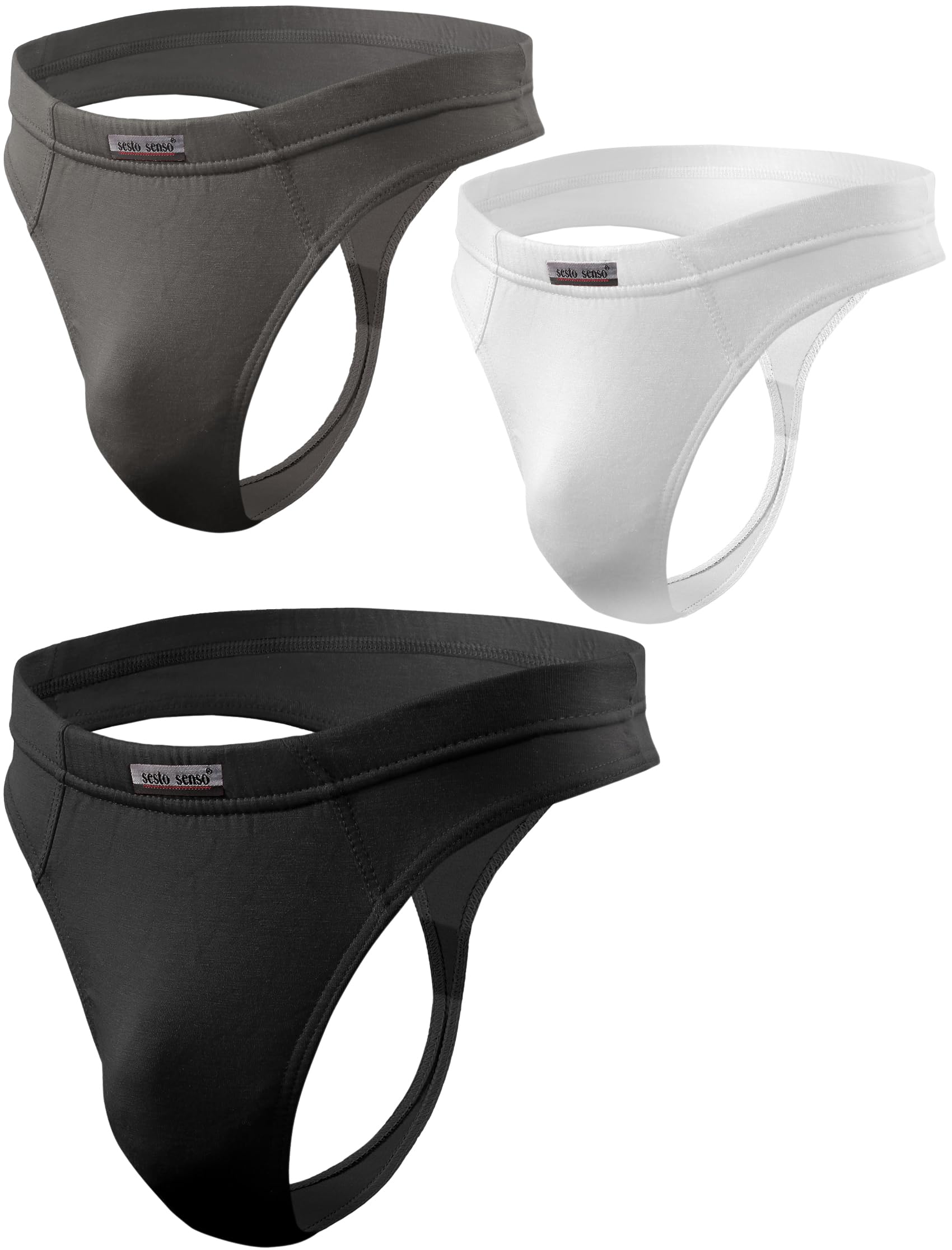 sesto senso Homme String Sexy Thong Micromodal 1-3 Pack Tanga Slips