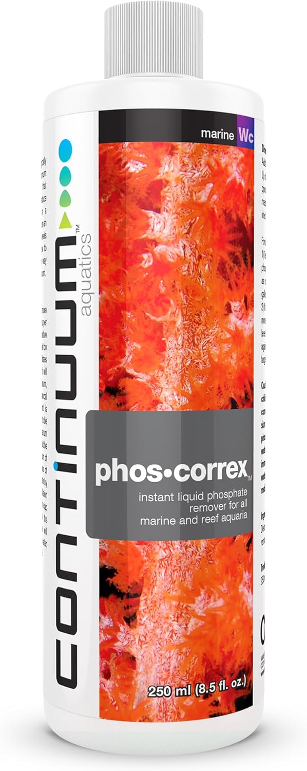 Continuum Aquatics Phos Correx – Advanced Phosphate Remover for Reef & Marine Aquariums – Enhances Water Clarity & Quality – Maintains Balanced Conditions, 20L