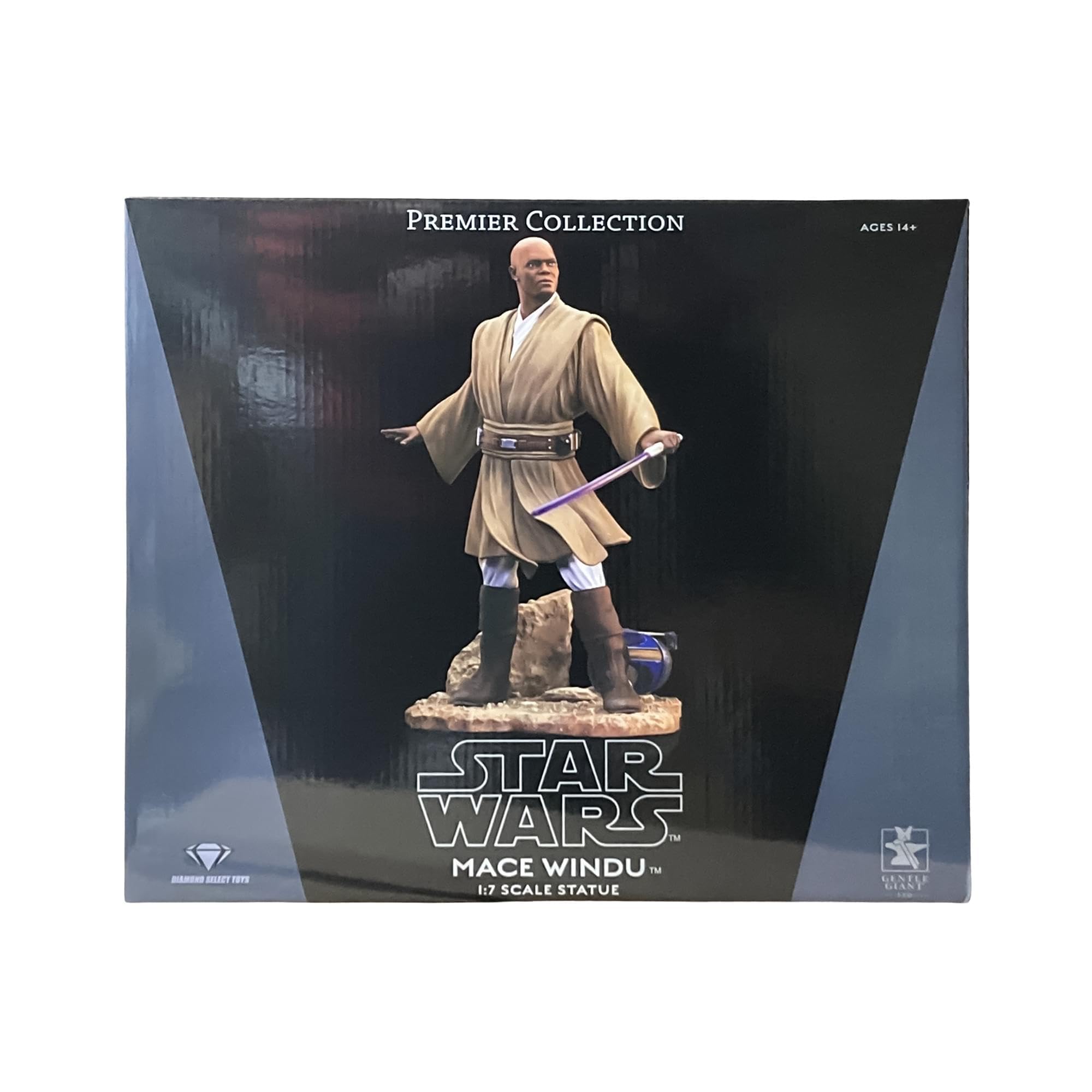 Diamond Select Toys Diamond Select - Star Wars Premier Collection AOTC Mace Windu Statue