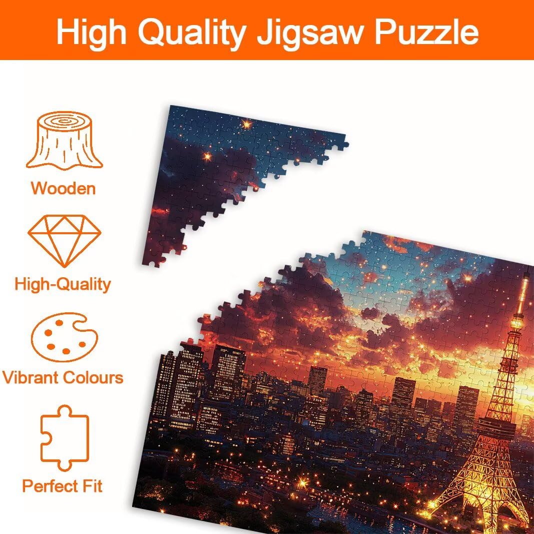 Puzzle 2000 Pezzi, Puzzle Parigi, Misura: 100x71cm, Regalo Donna/Uomo -8685