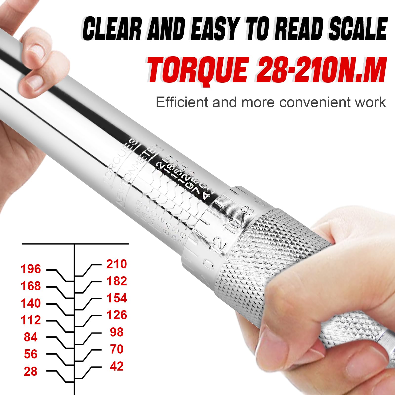 Torque Wrench Set, 1/2