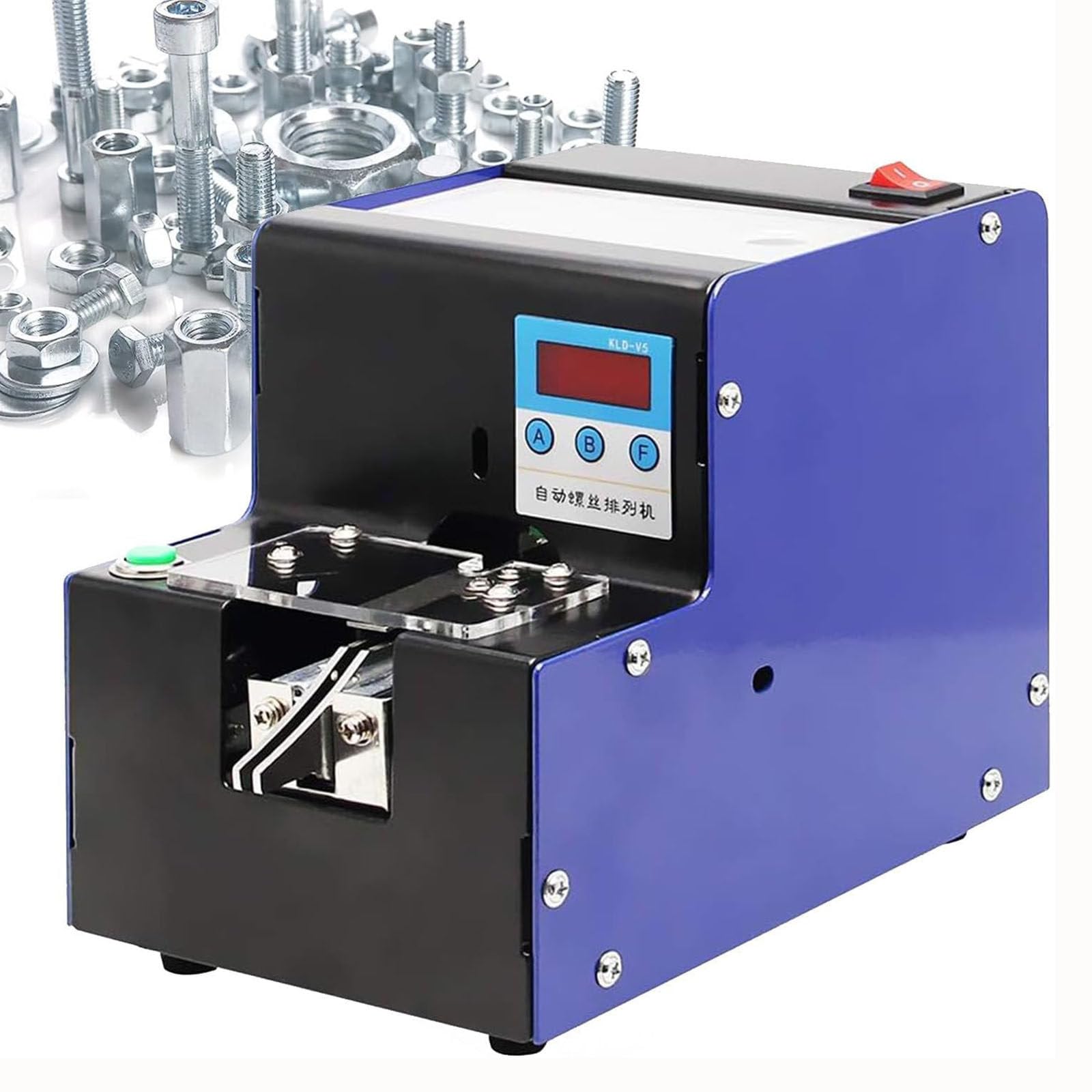 Aserzenith 1 Automatic Screw Counting Machine,Automatic Screw Feeder Machine,Screw Arranging Machine,Intelligent Digital Display Counting,Track Adjustable .0-5.0Mm