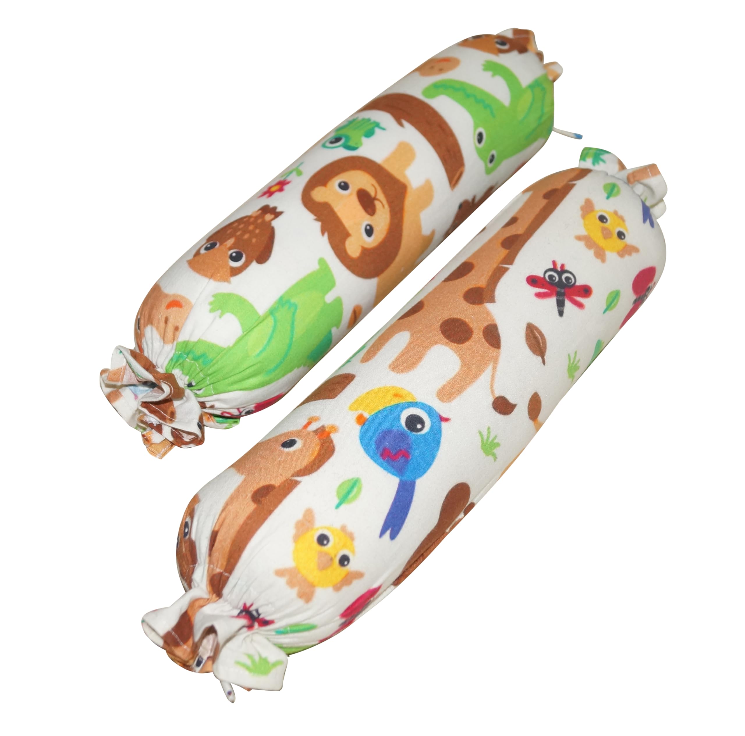 Oscar Home Baby Bolsters for Side and Neck Support with Washable & Removable Cover | Size 35 Cm X 10 Cm | Pack of 2 (Wild) - Image 3 thumbnail