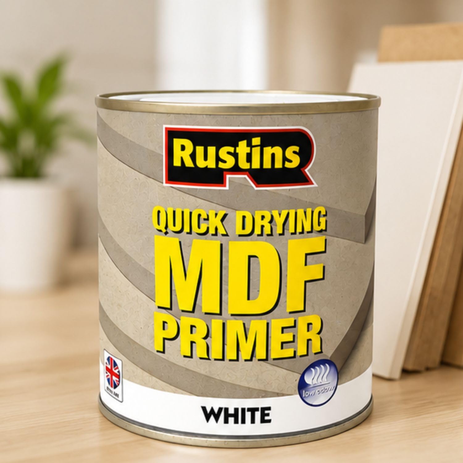 RUSTINS Apprêt blanc MDF à séchage rapide 500 ml
