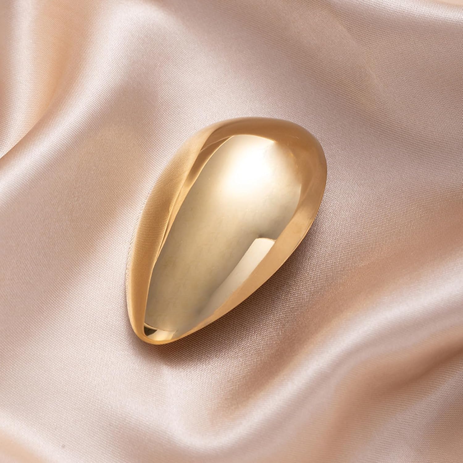 Geometric Teardrop Brooch for Women