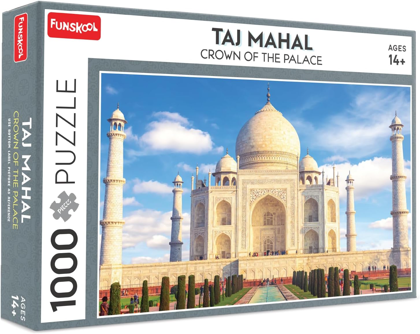 Funskool Play & Learn-Taj Mahal,Educational,1000 Pieces,Puzzle,for 14 Year Old Kids and Above,Toy - Multicolor