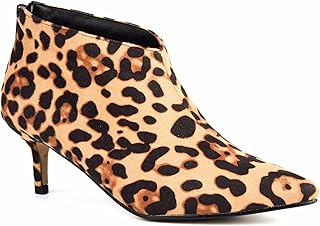 leopard print ankle boots