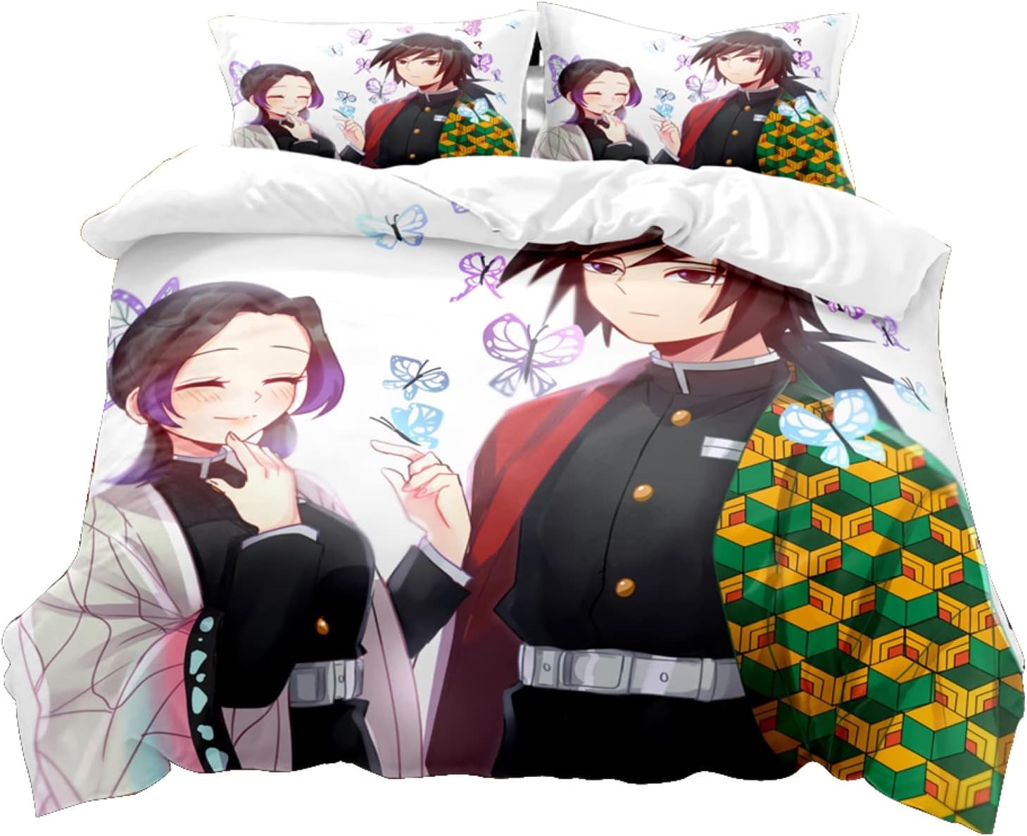 Demon Slayer Bedding Set Nezuko with 1 Duvet Cover 2