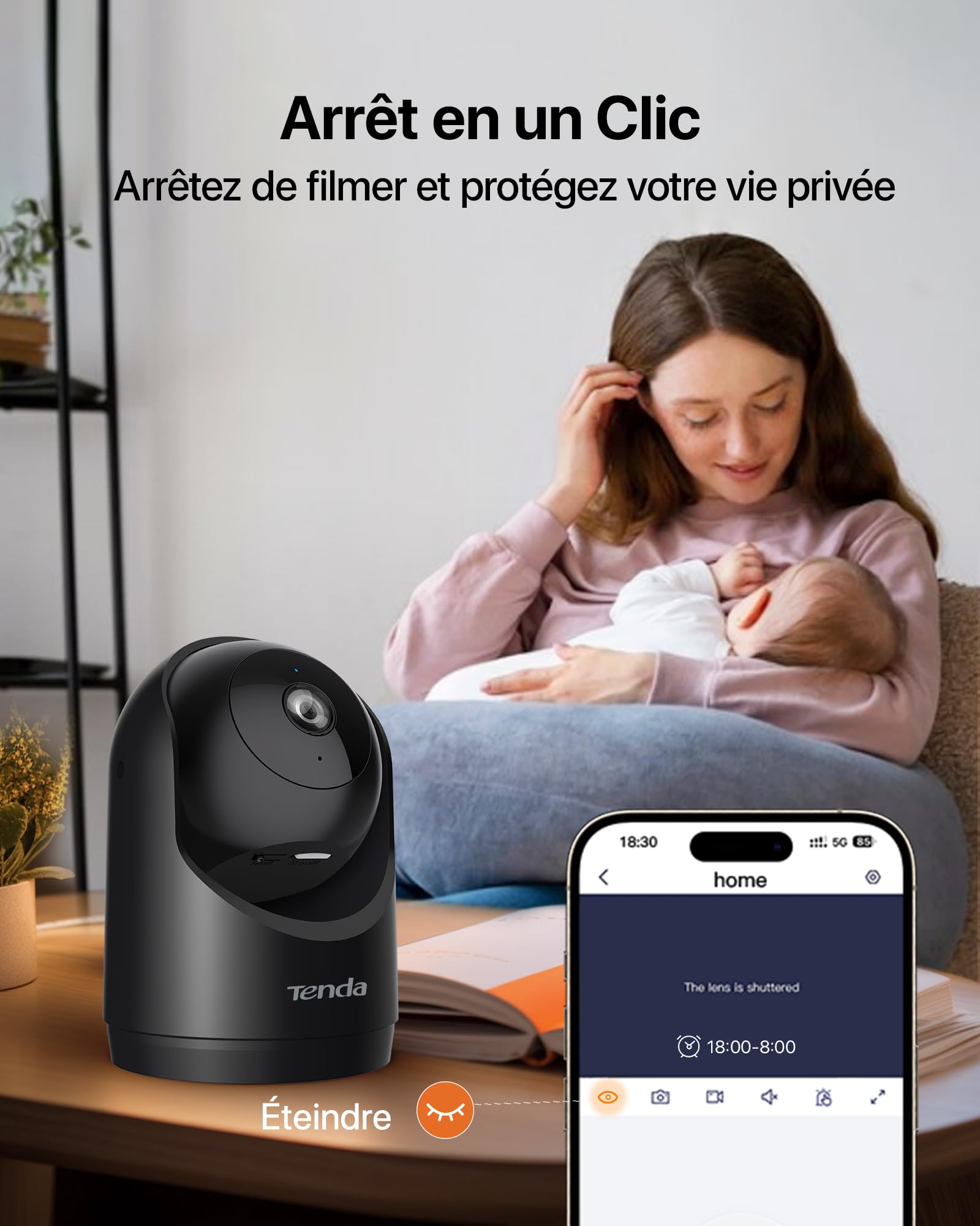 Beveiligingscamera - Waterdicht - 1080P - IP66 - Draai- En Kantelbaar Voor Buiten Zoom