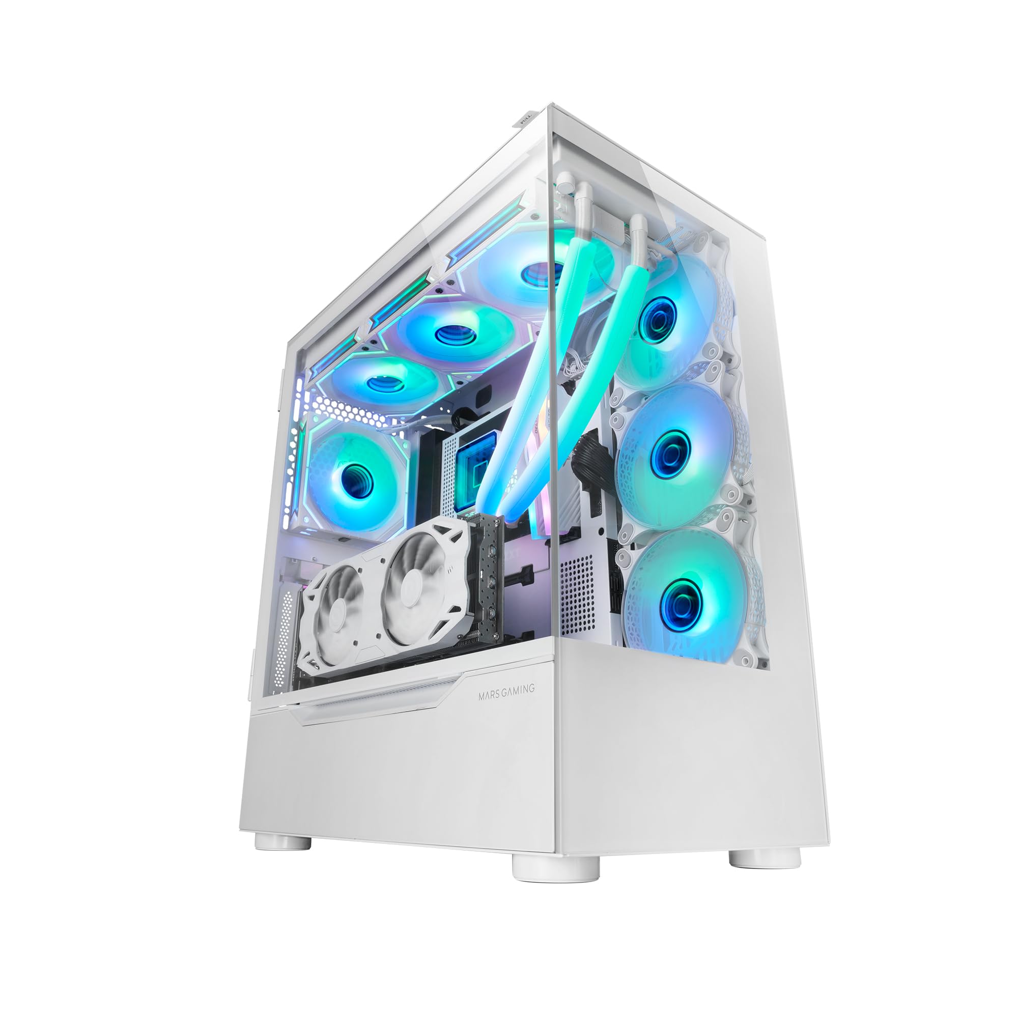 Mars Gaming MC-S1, Caja Gaming MicroATX Compacta, Ventana Lateral Completa, Tira LED ARGB 12 Modos, Ventilador Trasero 80mm FRGB, Soporte Refrigeración Líquida 120mm, Minitorre PC USB 3.0, Negro — view 134