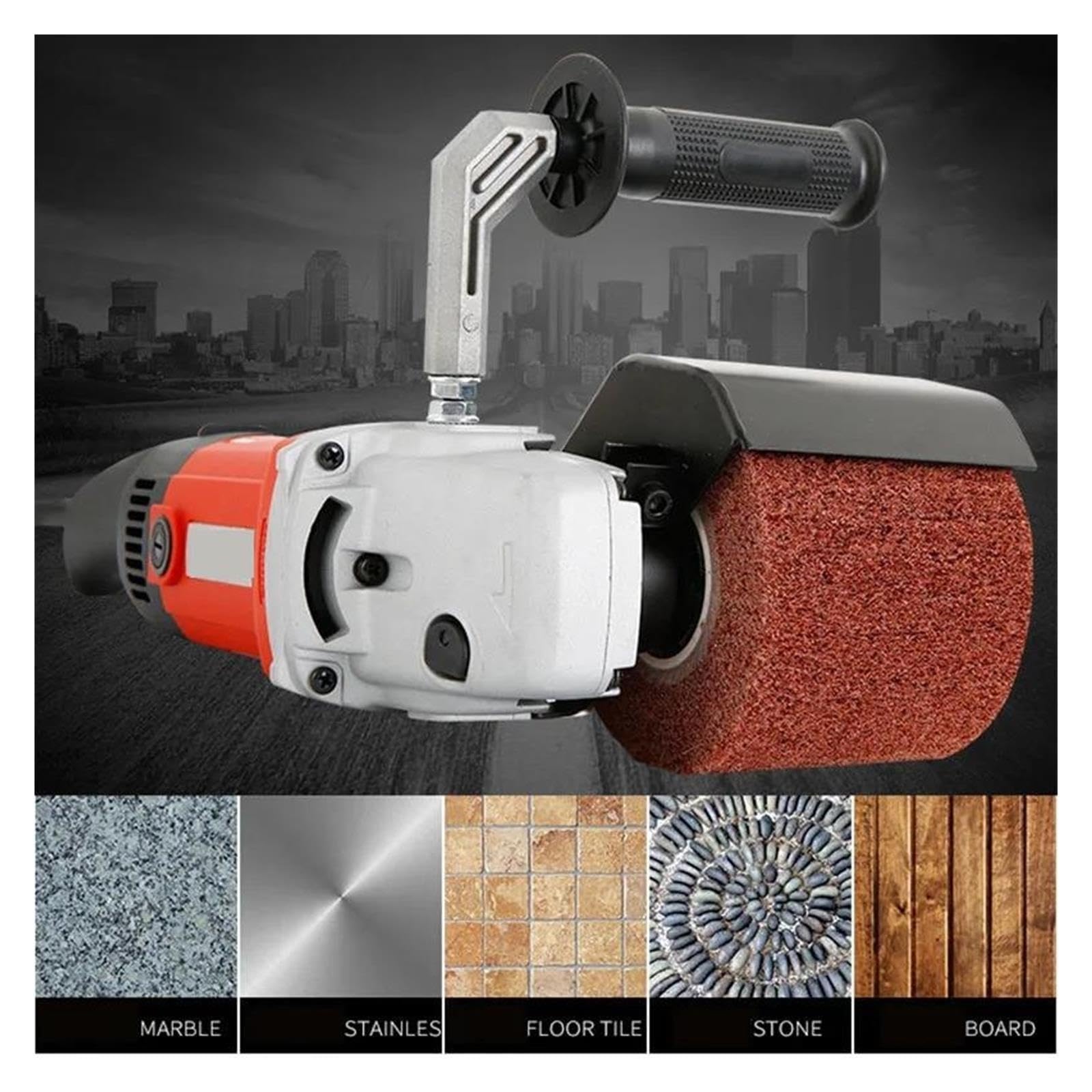 Lucidatrice per lucidatura 2200w 3000rpm Lucidatrice industriale Levigatrice per trafilatura Lucidatura di piastrelle di ceramica in metallo e legno Per uso fai da te