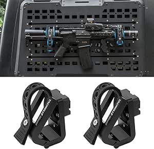 Amazon.com: OUGEDRIVE 2 Pack Enhanced Gun Rack Set for Metal Tactical ...