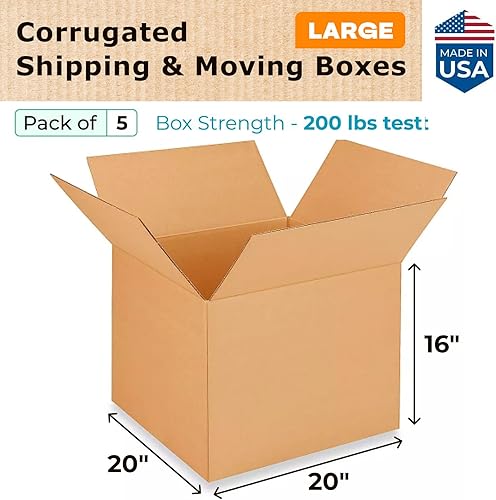 Miniatura 226 de Cajas para envío IDL Packaging - B-1266-5 de cartón corrugado, tamaño pequeño, de 12 pulgadas de largo x 6 pulgadas de ancho x 6 pulgadas de alto