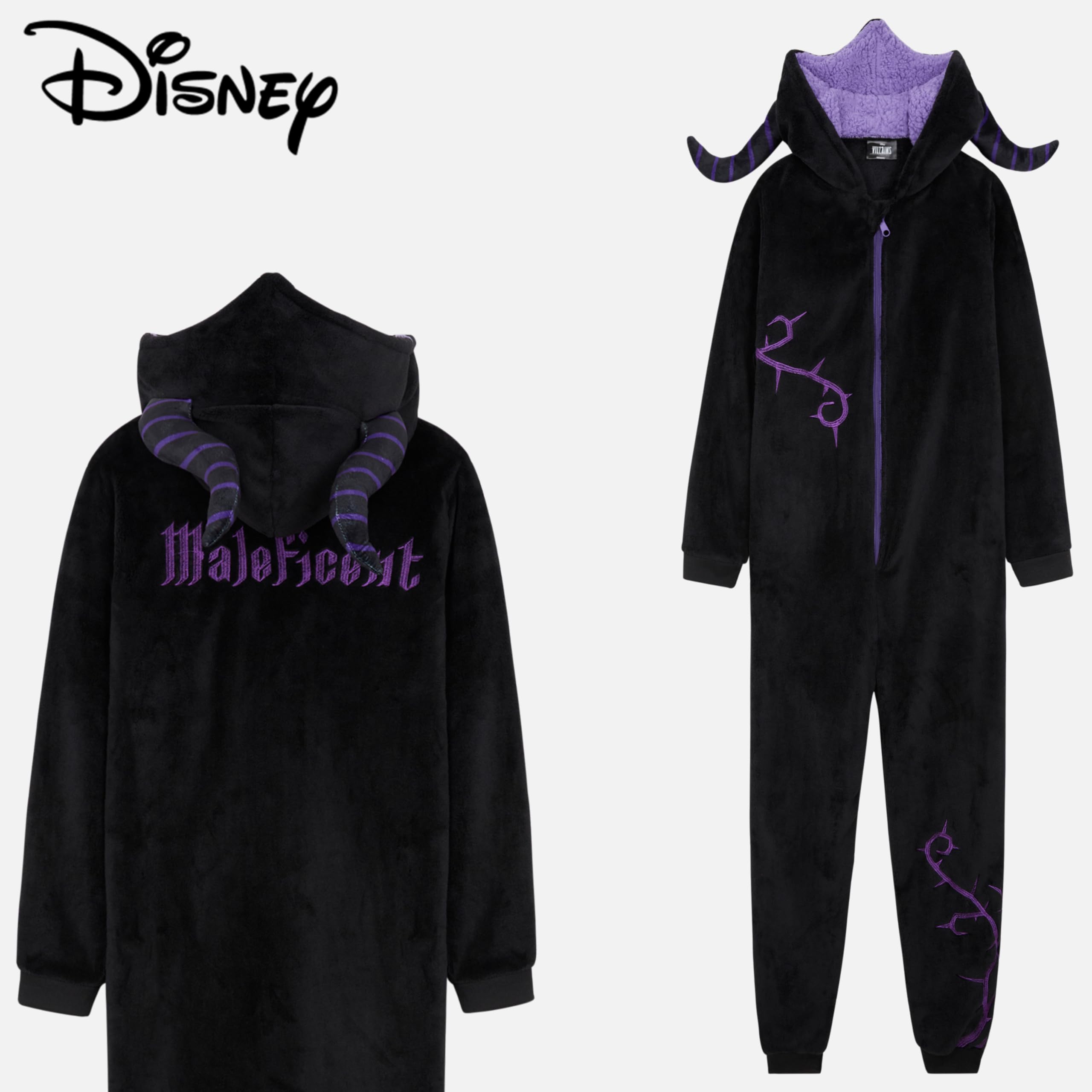 Disney Pigiama Intero Pile Bambina - Pigiama Stitch Angel Minnie Malefica 2-15 Anni - Gadget Stitch Idea Regalo Bambine