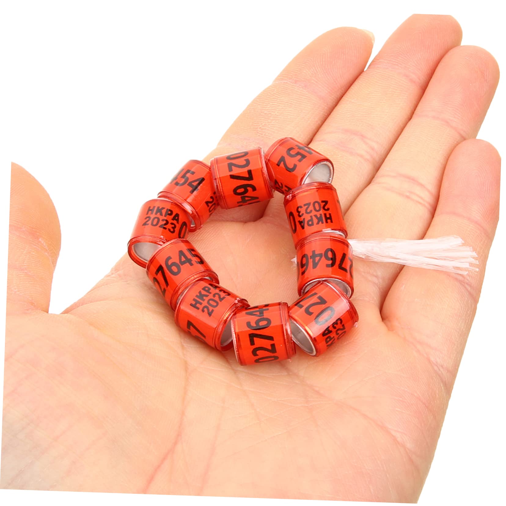 POPETPOP 400pezzi per Pigeon Leg Fasce Identificative per Piccioni per Pollame Accessori e Resistenti per Domestici e Parrocchetti