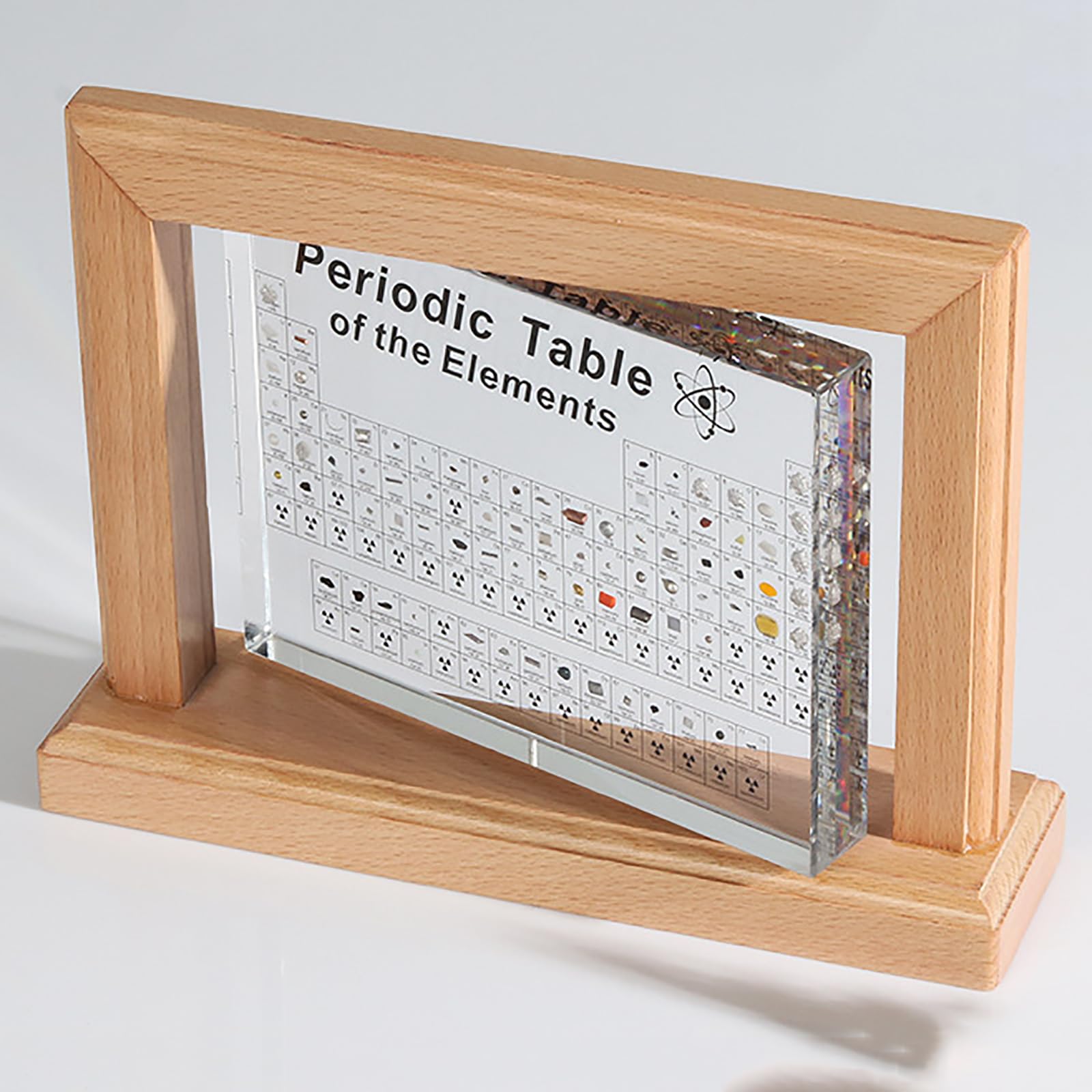 Tableau périodique des éléments rotatif en acrylique pour mémoriser 83 éléments