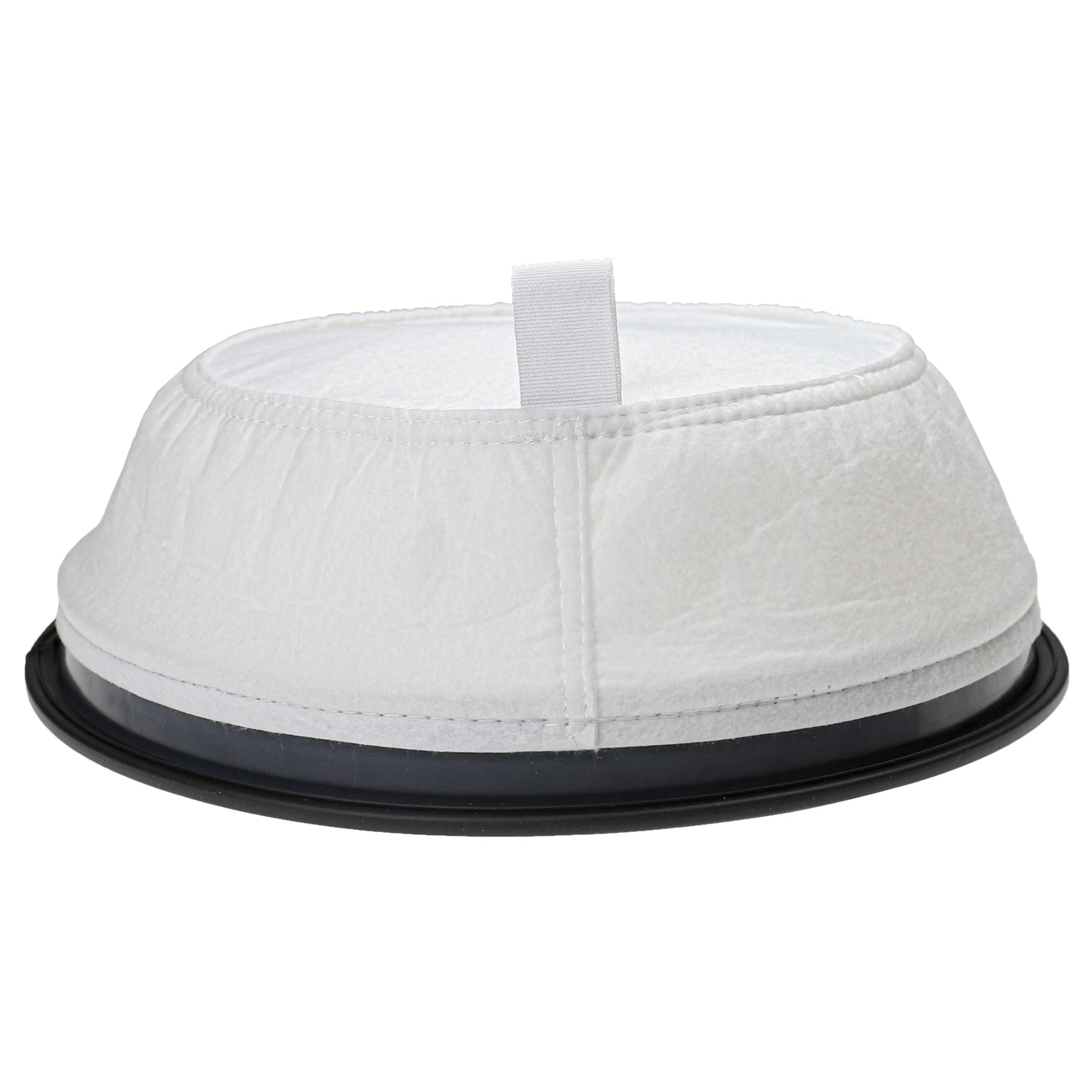 vhbw 3x Sackfilter kompatibel mit Nilfisk VP300 Eco EU, VP300 Hepa EU1 Trockensauger, Staubsauger - Ersatz-Filter Schwarz Weiß