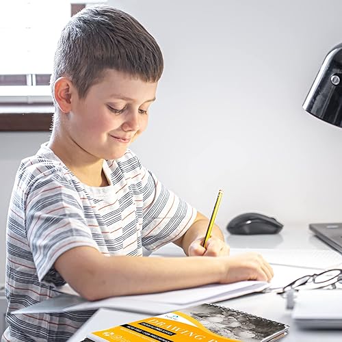 Miniatura 8 de Bellofy 3 blocs de papel de dibujo de 9 x 12 pulgadas | 300 hojas | 60 libras 3.00 oz | Papel de bocetos sin ácidos para medios secos | Bloc de