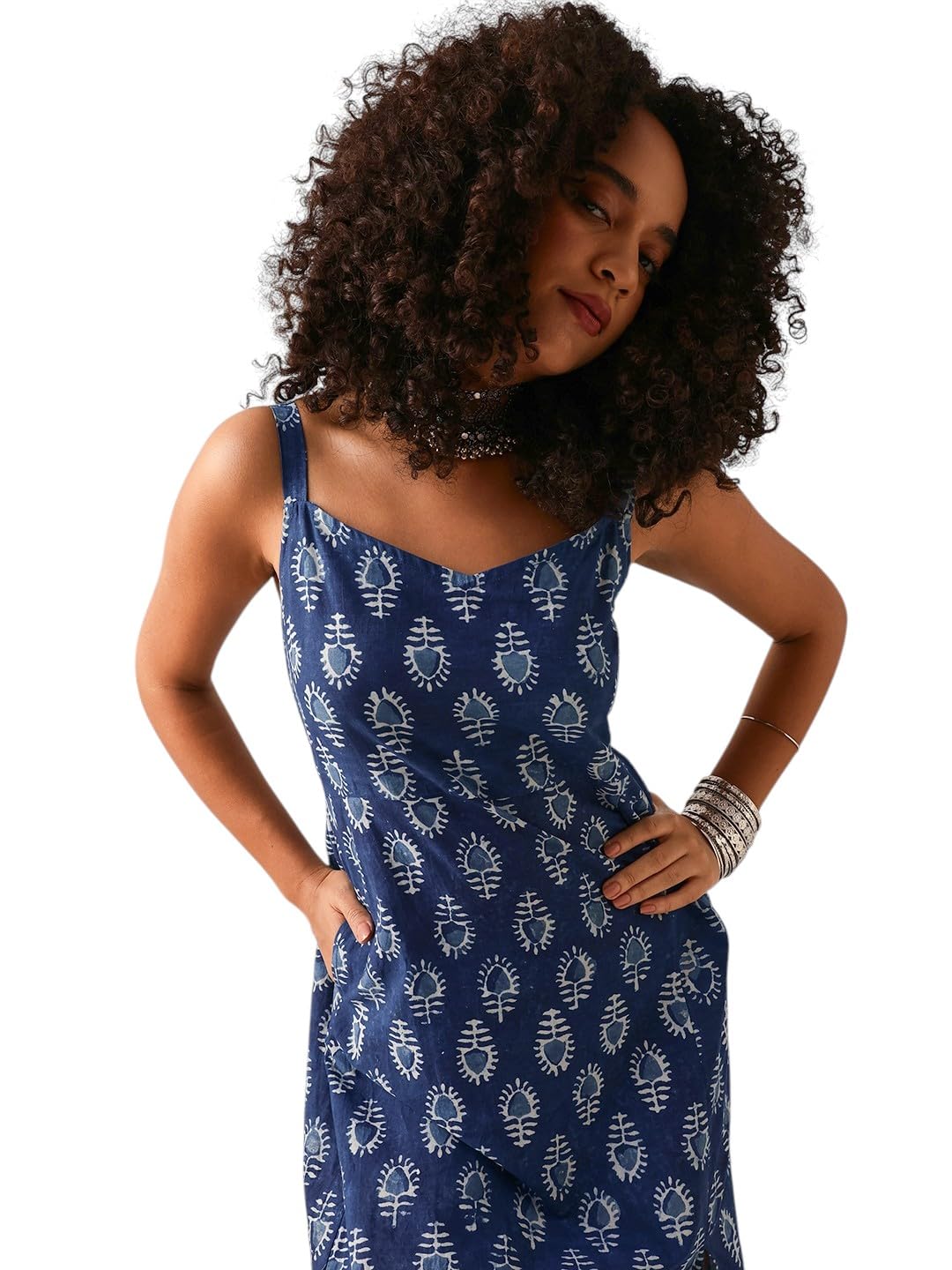 Graceful Cotton Printed Regular Fit Dress-image-16