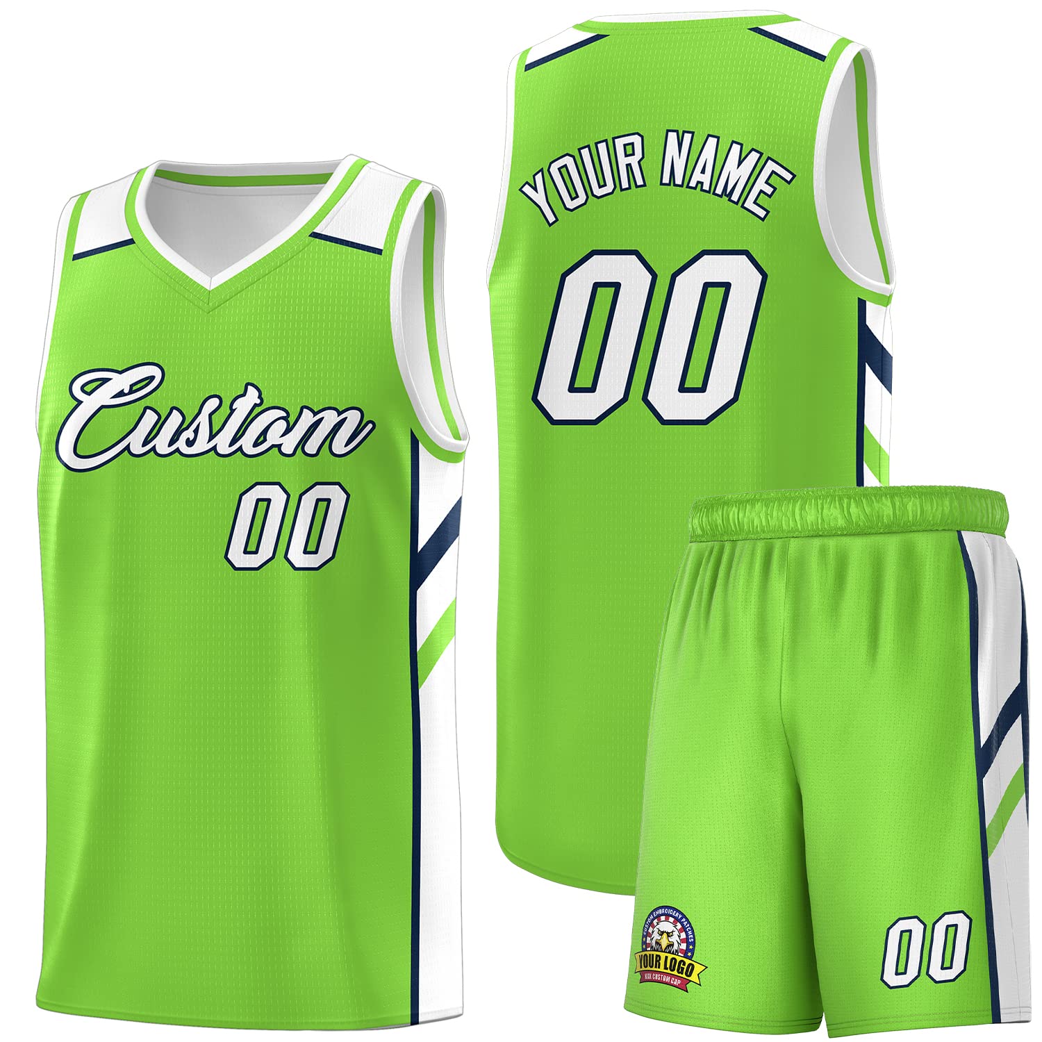 Custom Basketball Jersey Shorts with Team Name Number Logo, Personalized Uniform for Men/Women/Youth