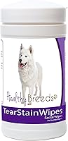 Vista 175 de Healthy Breeds Toallitas quitamanchas de lágrimas de perro para husky siberiano – Más de 100 razas – Limpiador facial de ojos – 70 toallitas