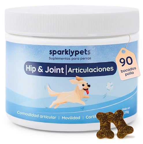 SparklyPets - Caderas y Articulaciones - Suplemento alimenticio para perros