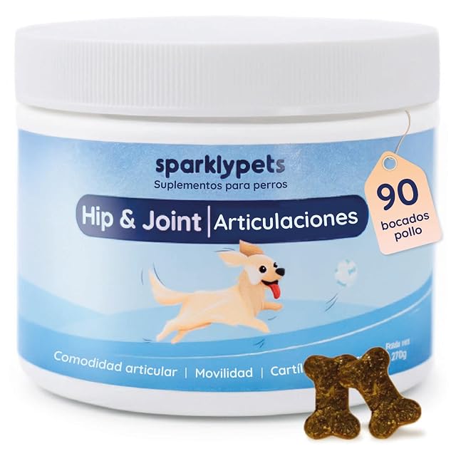 SparklyPets - Caderas y Articulaciones - Suplemento alimenticio para perros
