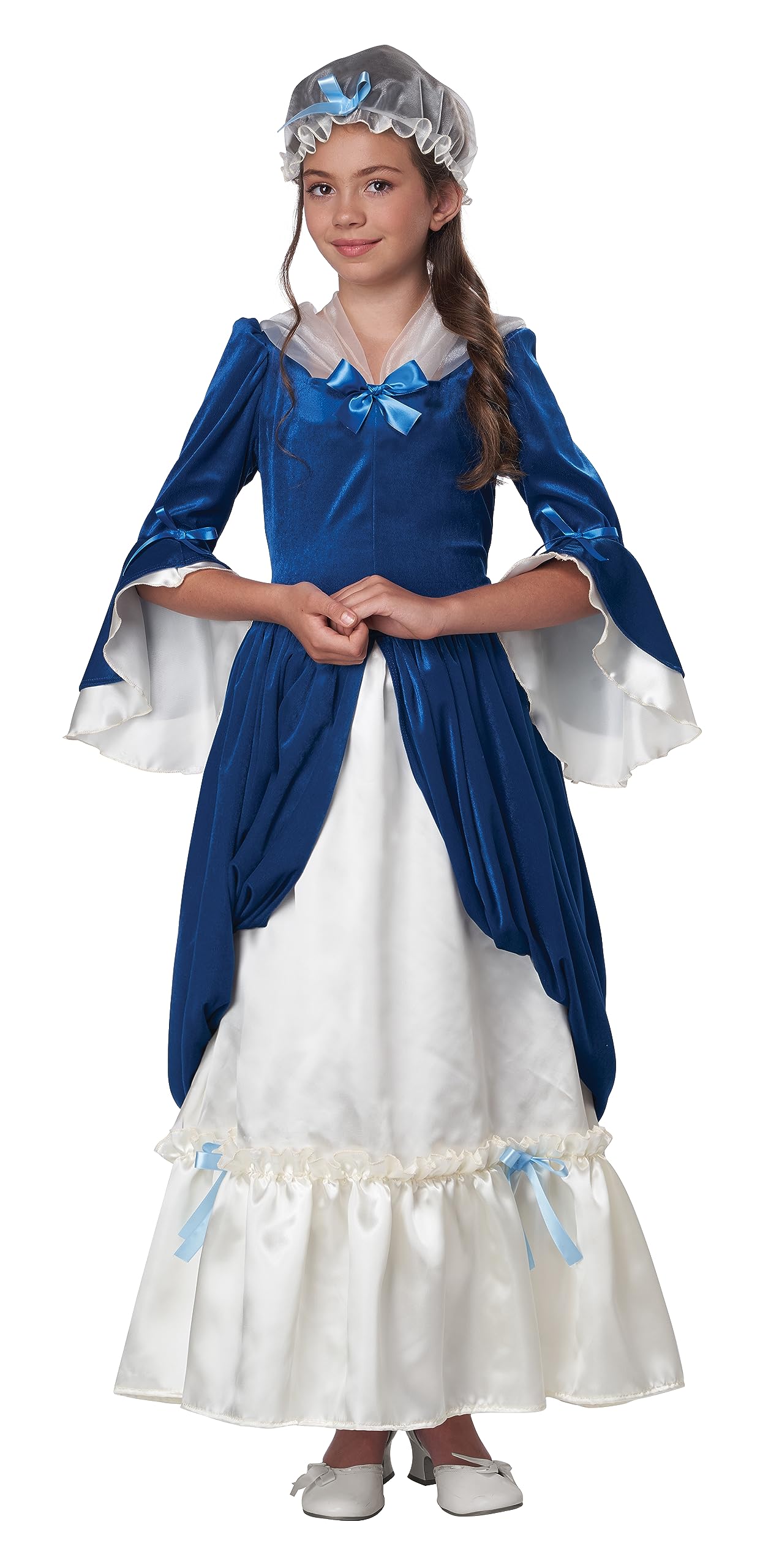 California Costumes girls Colonial Era Dress/Martha Washington