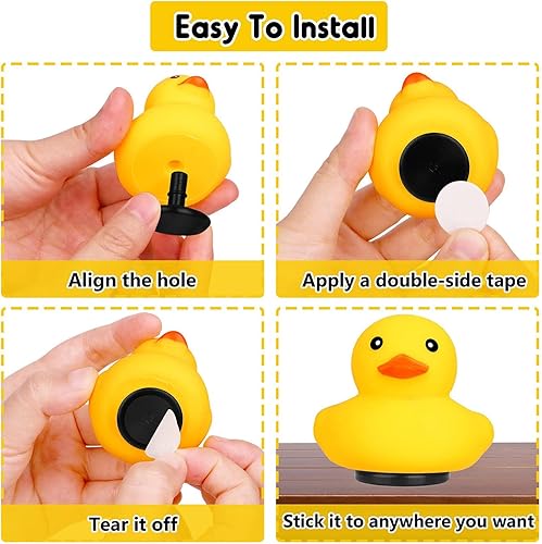 Miniatura 6 de 20 tapones de pato, montaje de pato de goma, soporte de pato de goma para Jeep Dash y pantalla fija, regalo para los amantes de Jeep, incluye