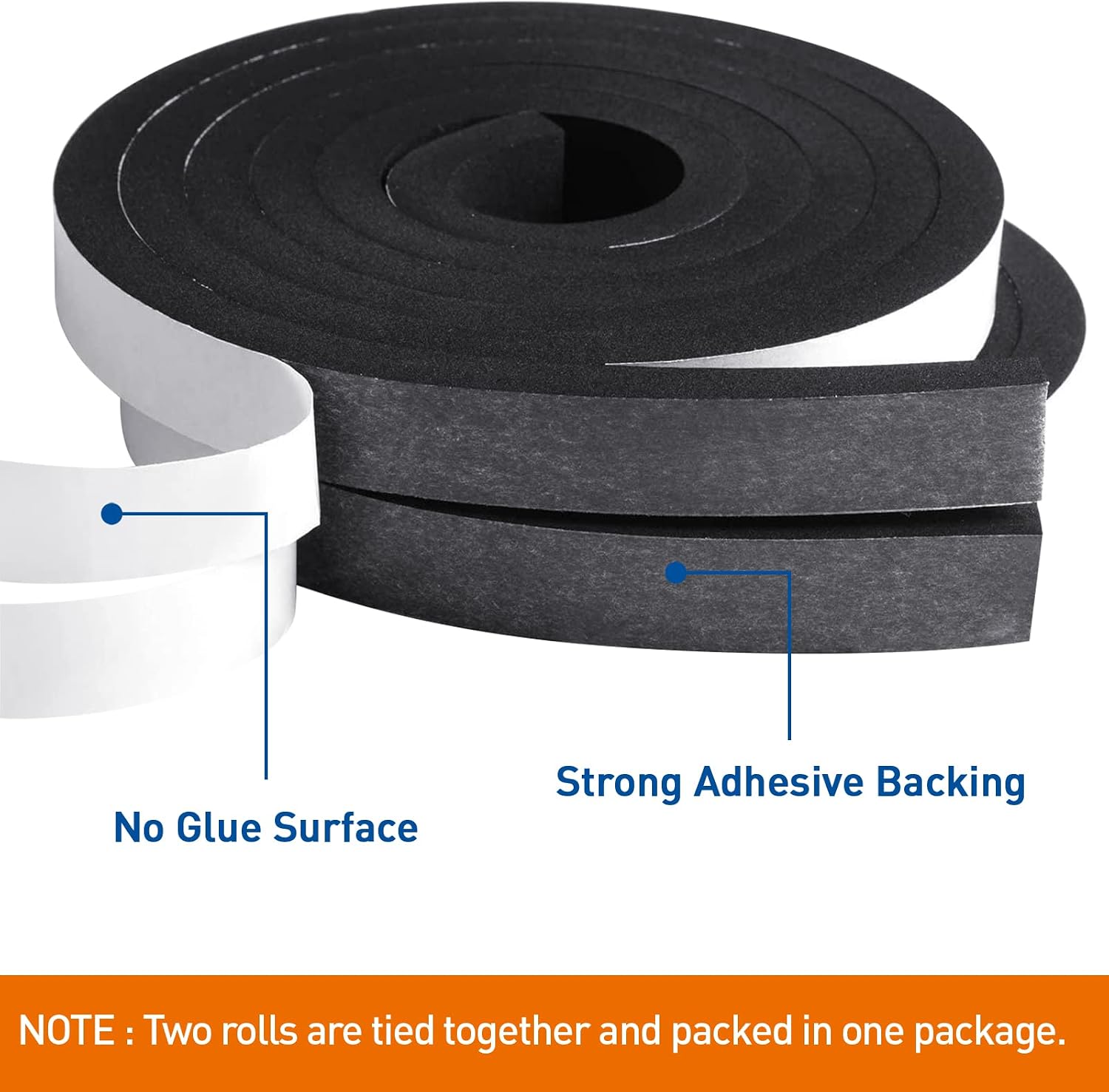 Best Quality 🔥 MAGZO Weather Stripping 3/4 Inch W X 3/8 Inch T, Wide Foam Tape High Density Weatherproof Total 13 Feet, 6.5ft x 2 Rolls One-Day Sale: Up to 40% Off MAGZO Weather Stripping 3/4 Inch W X 3/8 Inch T, Wide Foam Tape High Density Weatherproof Total 13 Feet, 6.5ft x 2 Rolls