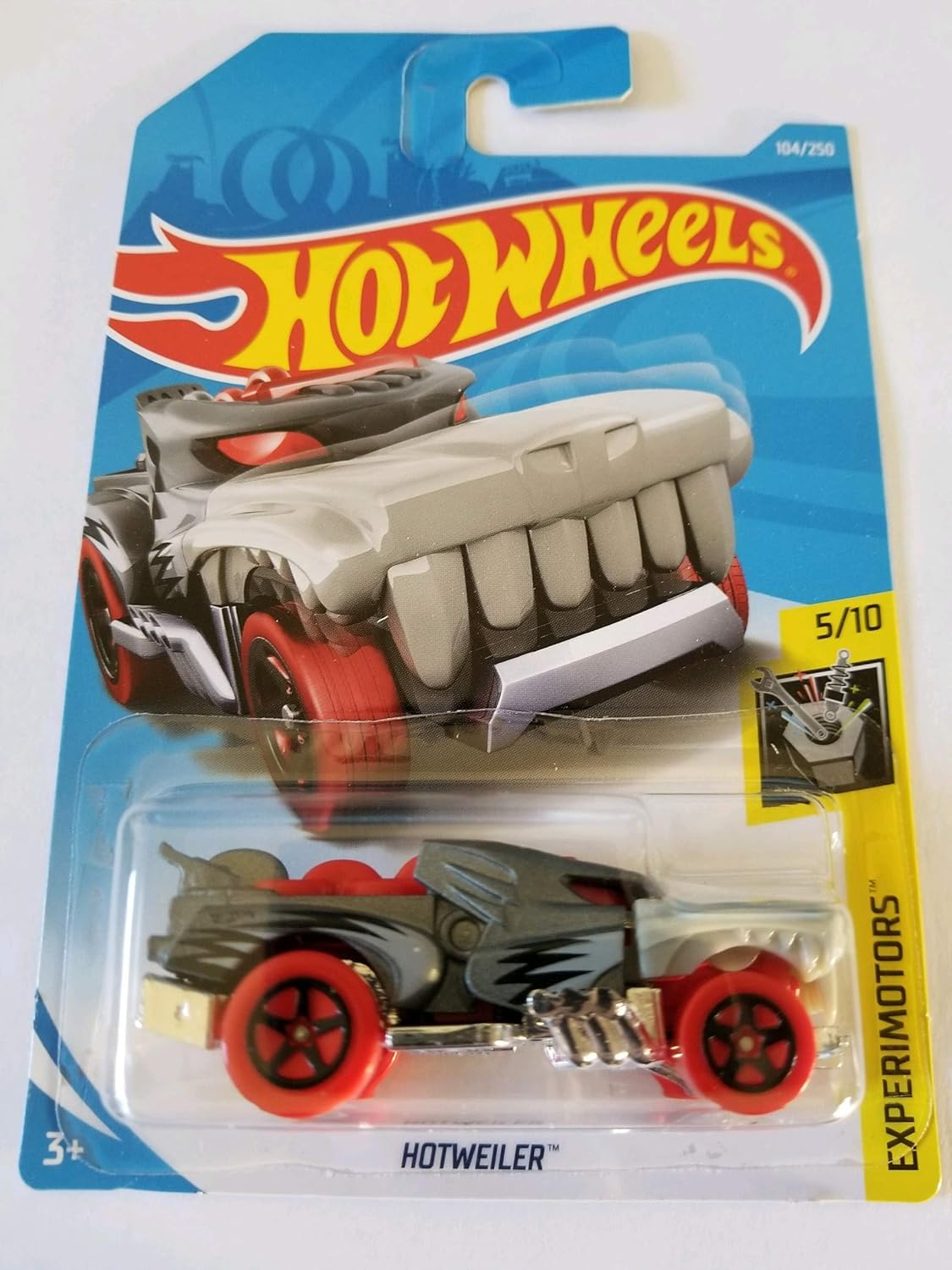 Hot Wheels Hotweiler, Experimotors 5/10 (Gray)