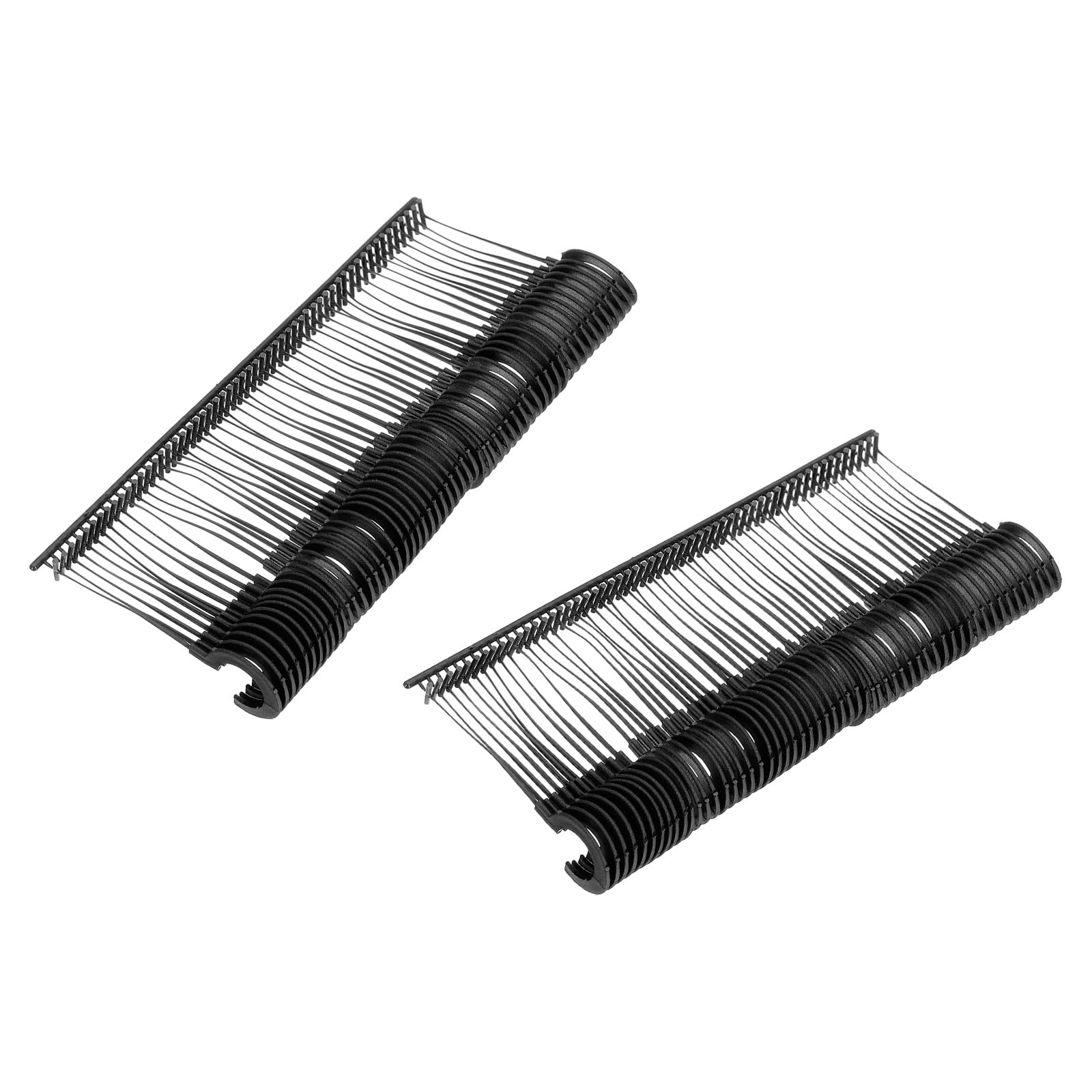 sourcing map 2500 Pcs J Hook Fasteners, 25mm Black Tagging Gun Refill Fasteners Standard Tagging Barb Fasteners Plastic for Clothing Hanging Fine Stitch Price Refills Tag Label