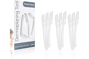 Dermaplaning Tool (9 Pack) - Painless Body Razor For Smooth And Soft Skin