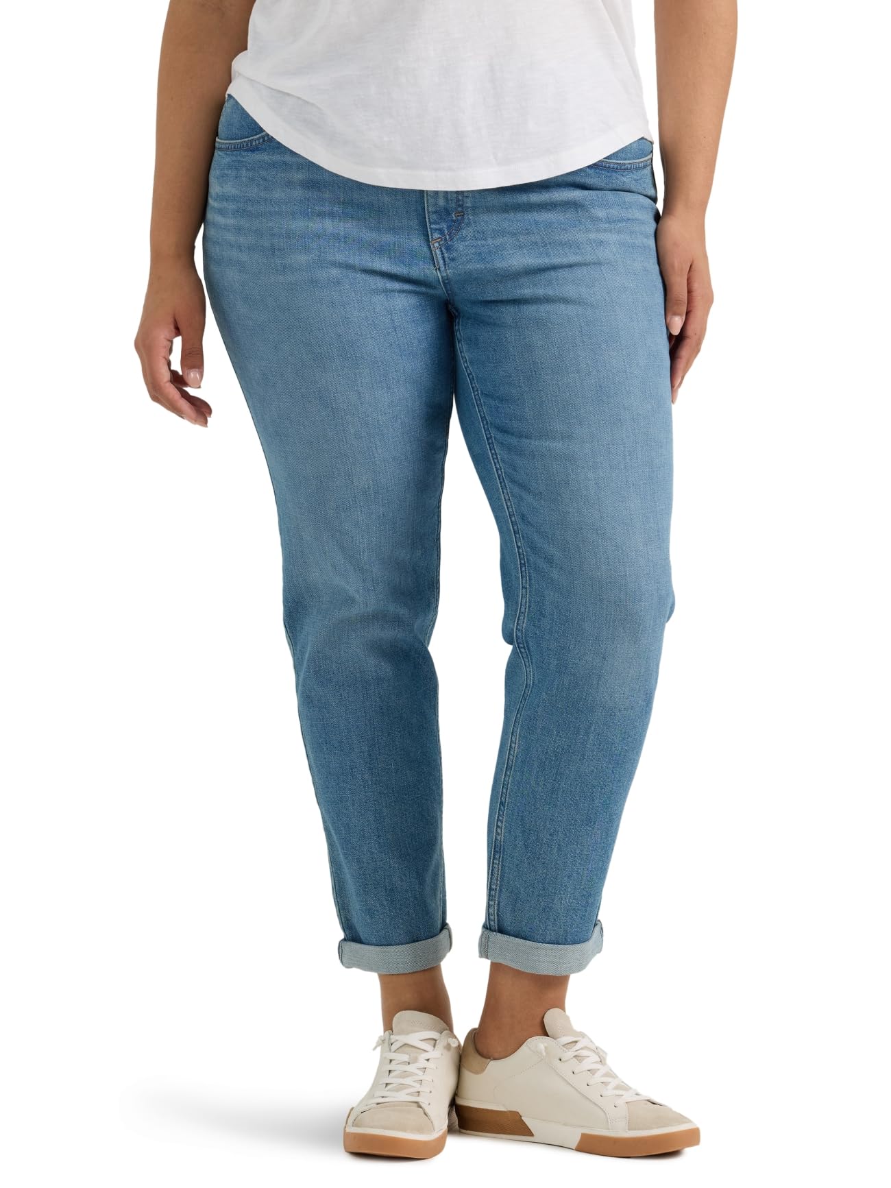 Lee Women's Plus Size Legendary Mid Rise '90s Taper Jean