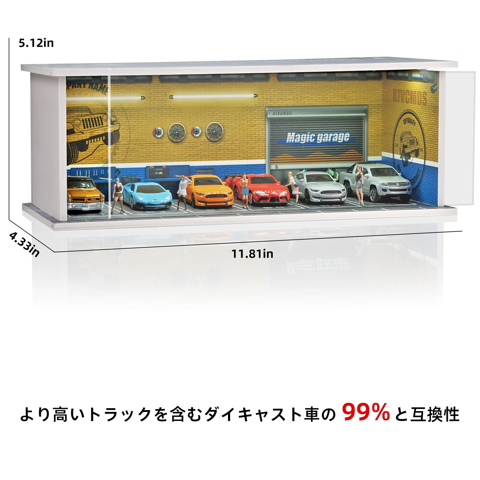 Amazon.co.jp: shoucangjia トミカ ガレージ ホットホイール用