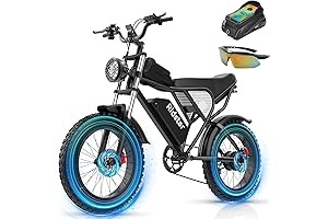 Electric Bike for Adults Q20, 2000/1500W, 37/30MPH, Ebike with Removable Battery