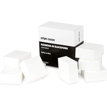 Sport Thieme Magnesia In Blockform 520 G Sparset Mit 8 Ziegel Je 65 G 100 Magnesiumcarbonat Ideal Fur Klettern Krafttraining Turnen Leichtathletik Markenqualitat Amazon De Sport Freizeit