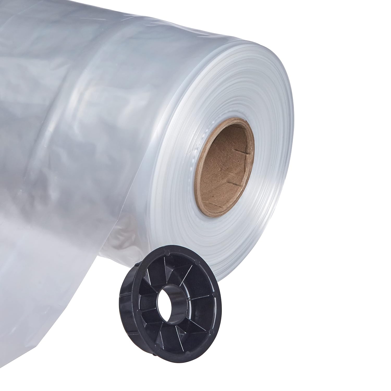 Hudson Exchange 12" x 1000', 2 Mil, Poly Tubing Roll, Food Grade LDPE Resin, Custom Length Packaging
