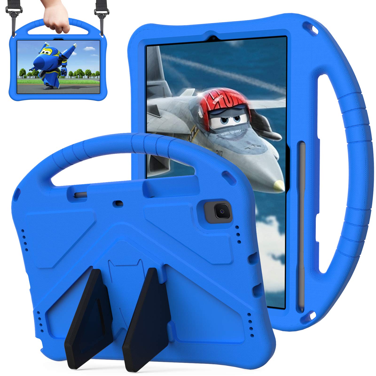 Kids Case for Xiaomi Pad 6 / Xiaomi Pad 6 Pro 2023, Light Weight Shock Proof Protective with Convertible Handle Stand & Shoulder Strap Kids Stand Case for Xiaomi Pad 6/MI Pad 6 Pro, Blue