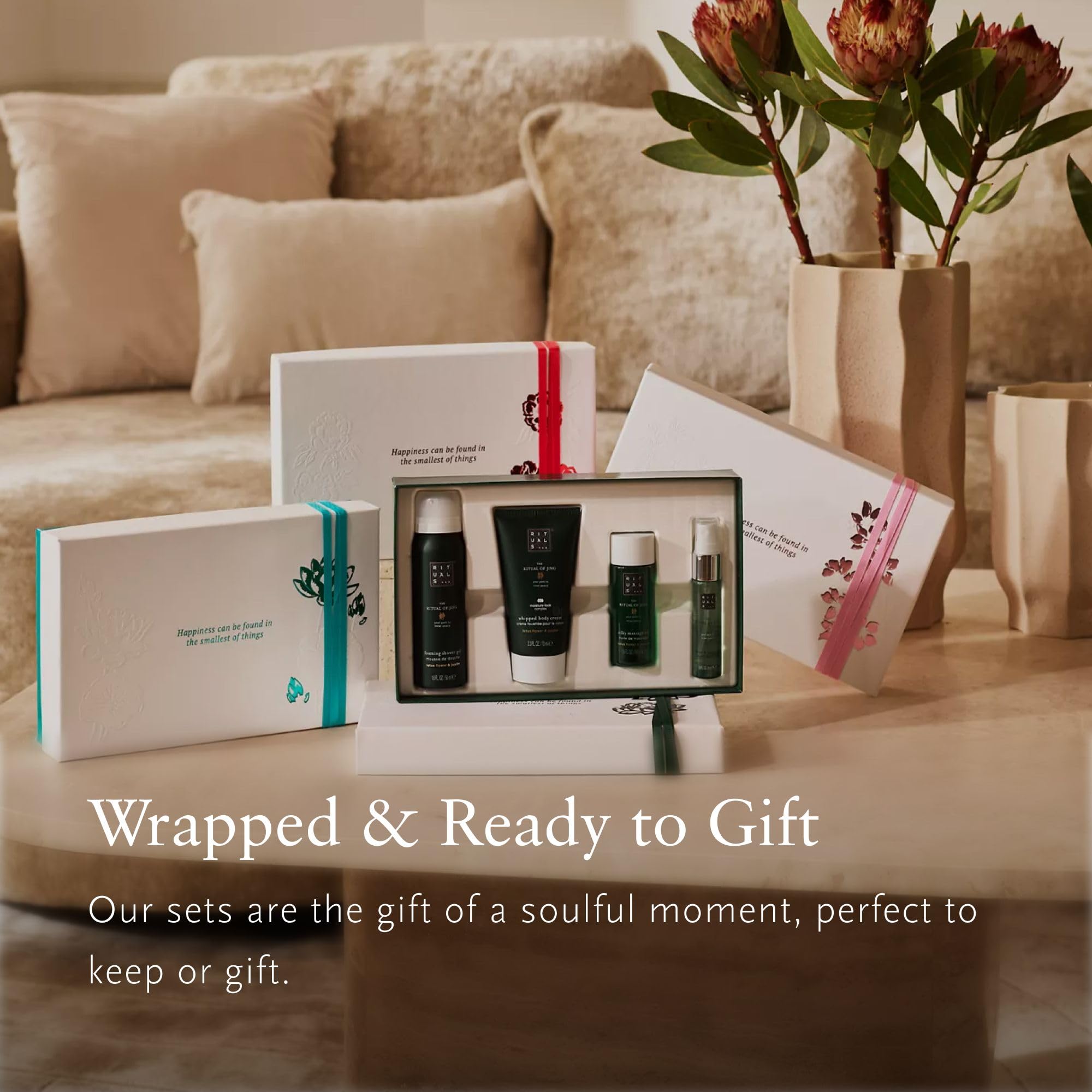 RITUALS Set regalo Il rituale dell'Ayurveda, Small | Confezione regalo con prodotti per la cura del corpo con olio di rosa indiano e mandorle dolci | Profumo bilanciante