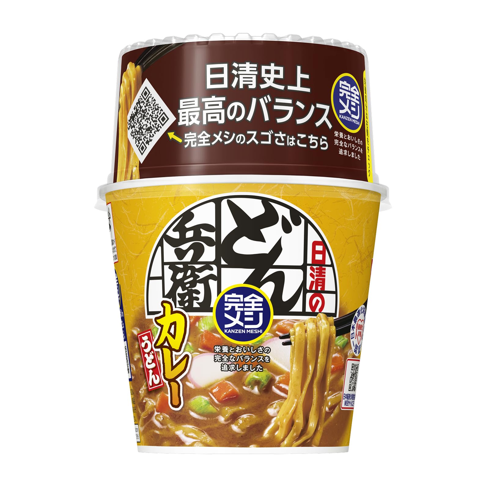 Amazon.co.jp: 【完全メシ】日清食品 日清のどん兵衛 カレーうどん 12