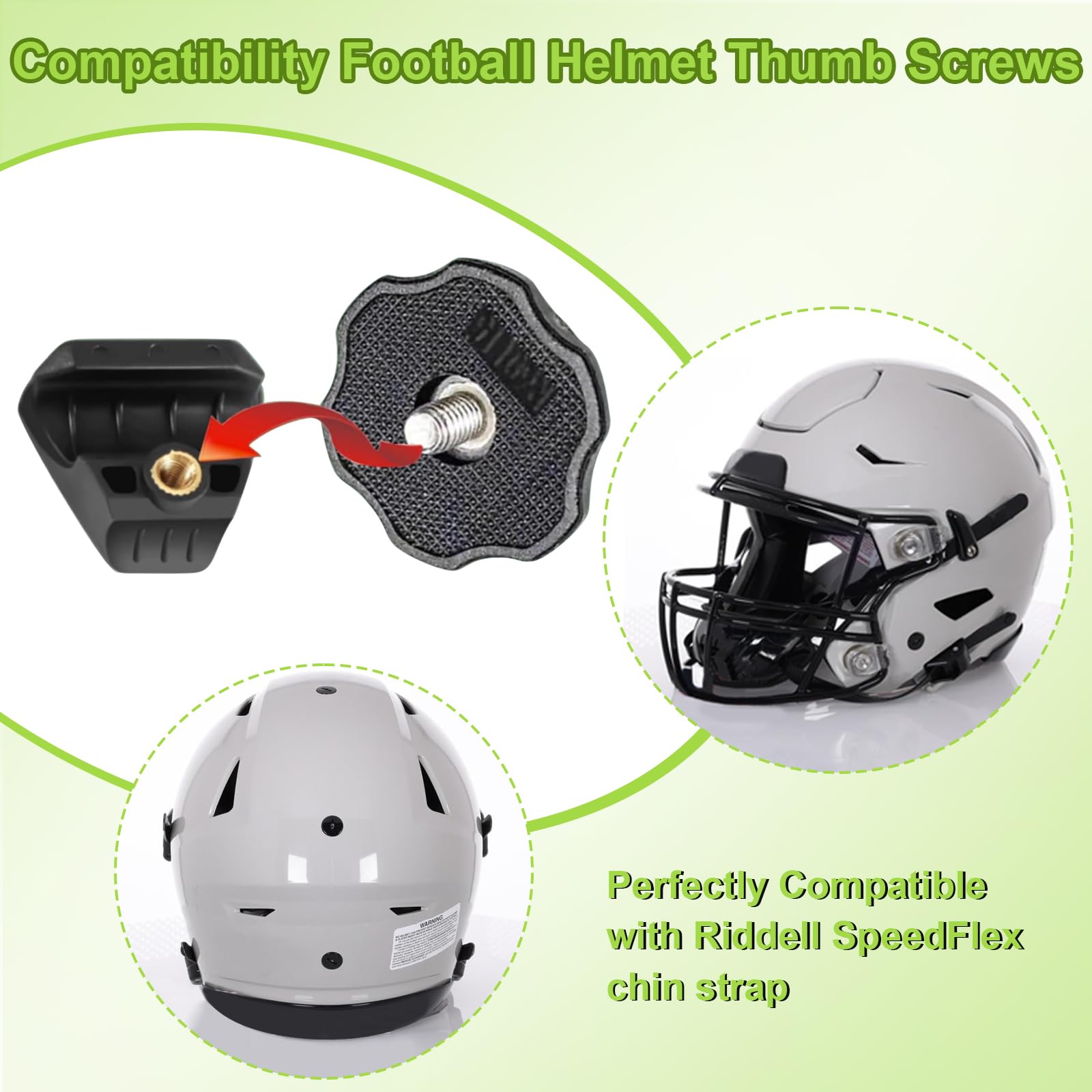 Chinstrap Speedflex Accessories Chin Strap Youth Riddell Football