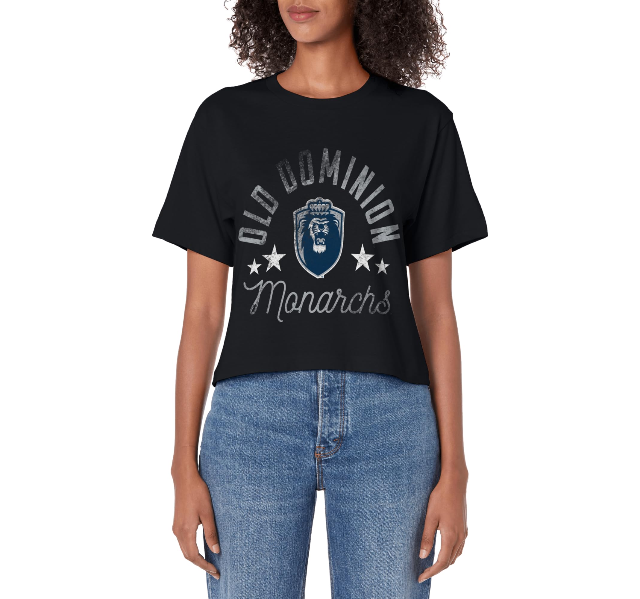 Old Dominion University ODU Monarchs Logo Women's Crop Top
