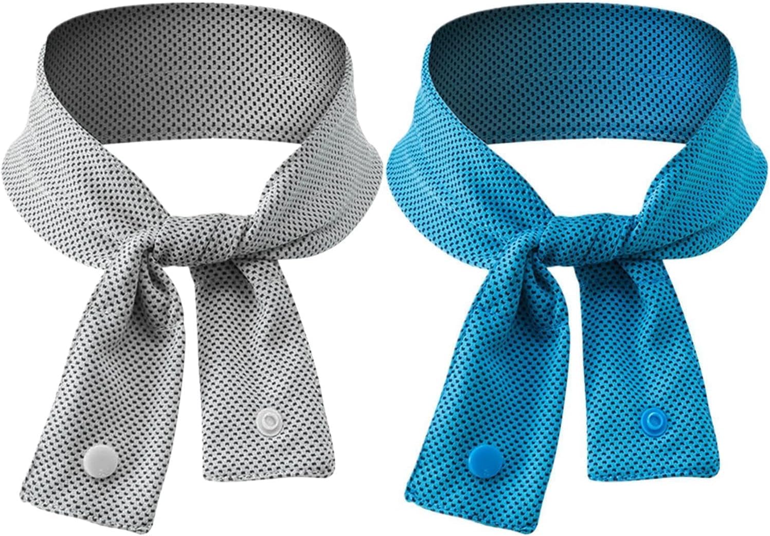Asciugamano rinfrescante, Asciugamano rinfrescante in microfibra | Asciugamano rinfrescante in microfibra blu grigio for lo sport(2pc)