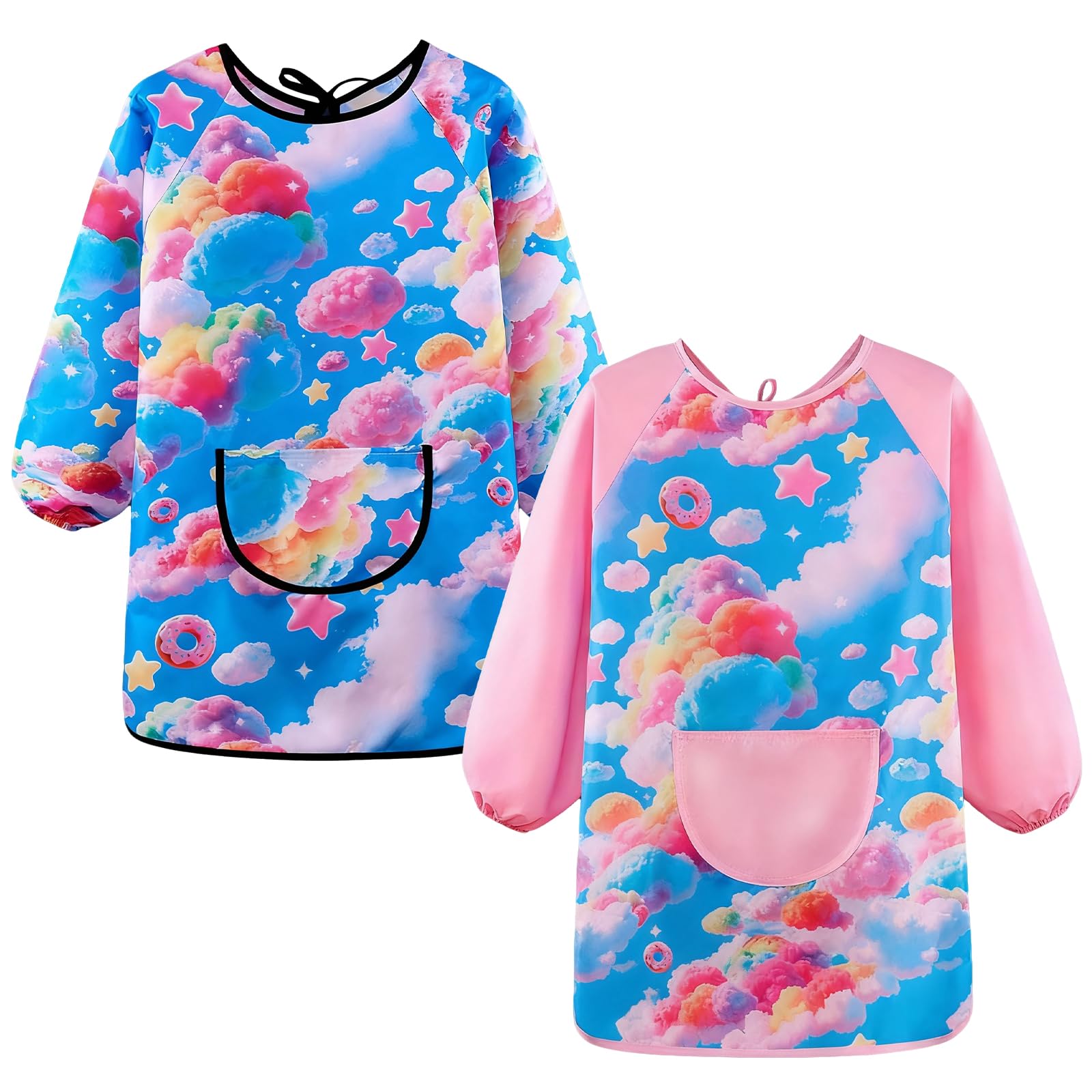 KASURE Kids Aprons for Painting 2 Pcs Artist Costume Kids