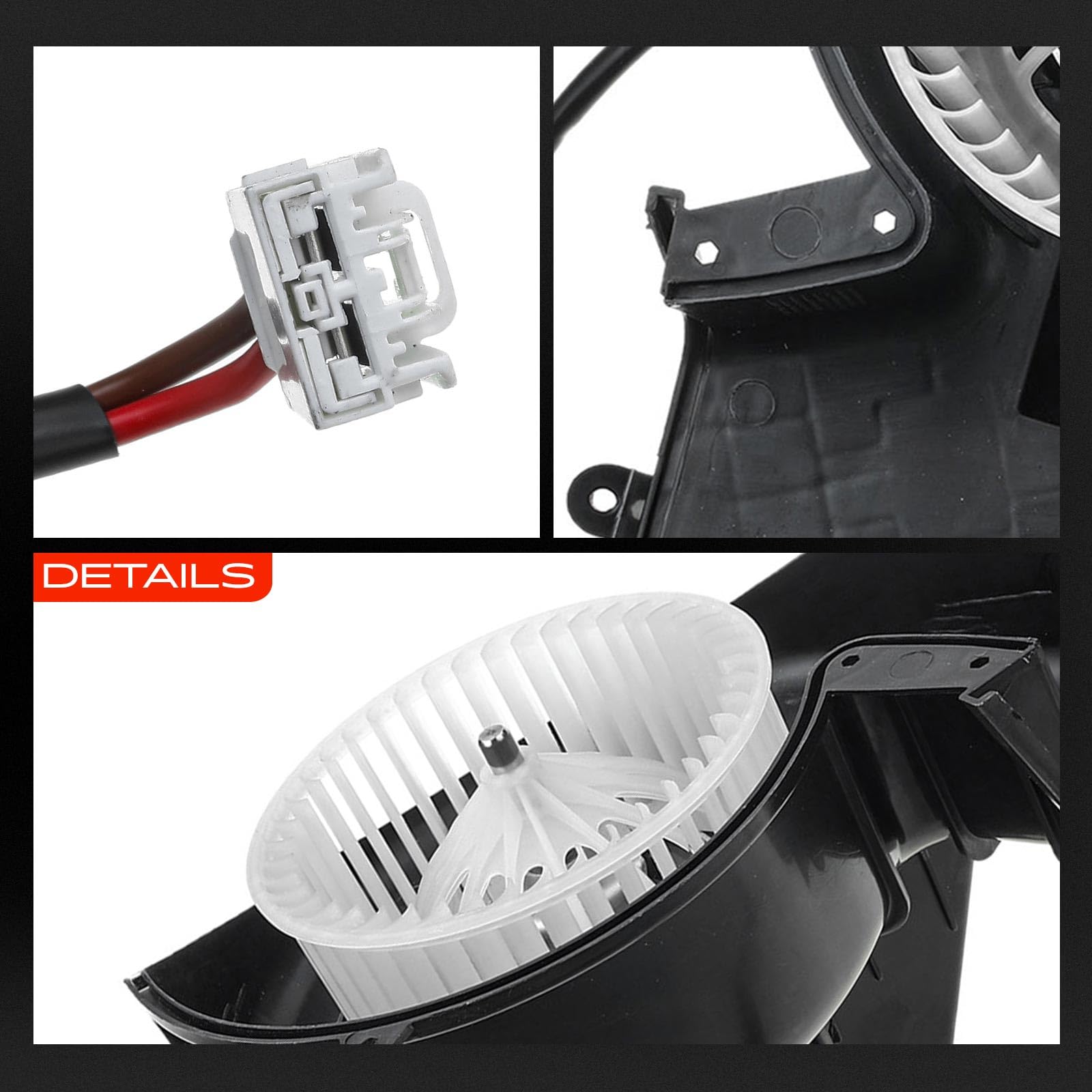 Frankberg Ventilatore interno Riscaldamento Motore del ventilatore Compatibile con TRUCKS T 2013 FH 2005 FH II 2012 FH16 2013 FH16 II 2012-2014 Replace# 82349000
