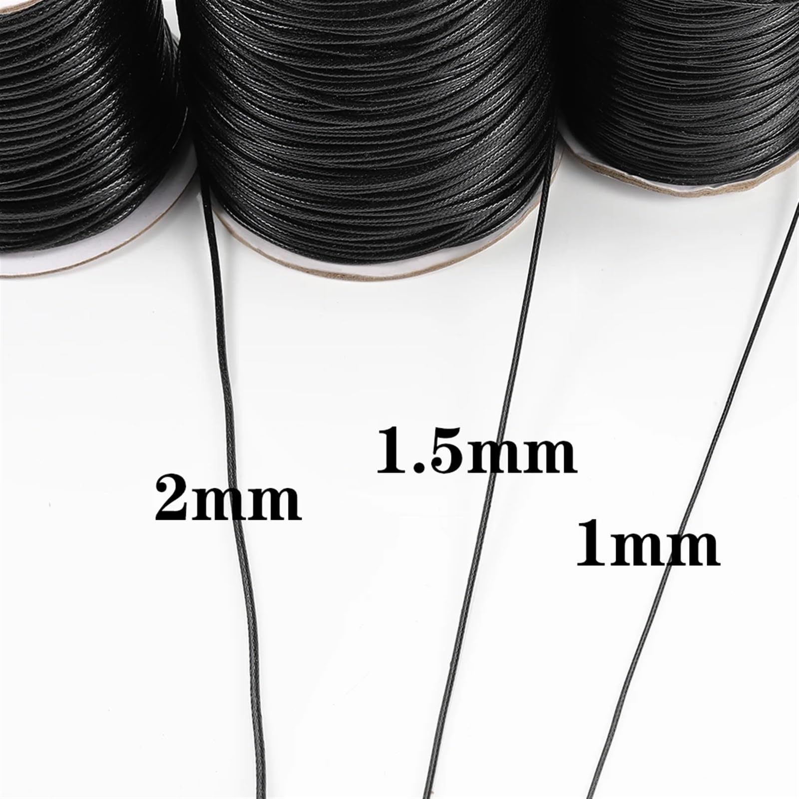 Corda intrecciata in pelle PU cerata 10 m
